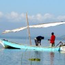 La pesca en Naivasha se realiza de una manera totalmente artesanal