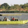 Los safaris en bote son otra manera de disfrutar de un safari en el Coto de Selous