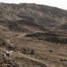 El paisaje cambia significativamente según se va subiendo en el Kilimajaro