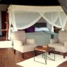 Las habitaciones del Kubu Kubu Tented Camp son muy amplias, elegantes y cómodas