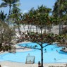 Vista de la piscina del hotel Karafuu, Zanzíbar